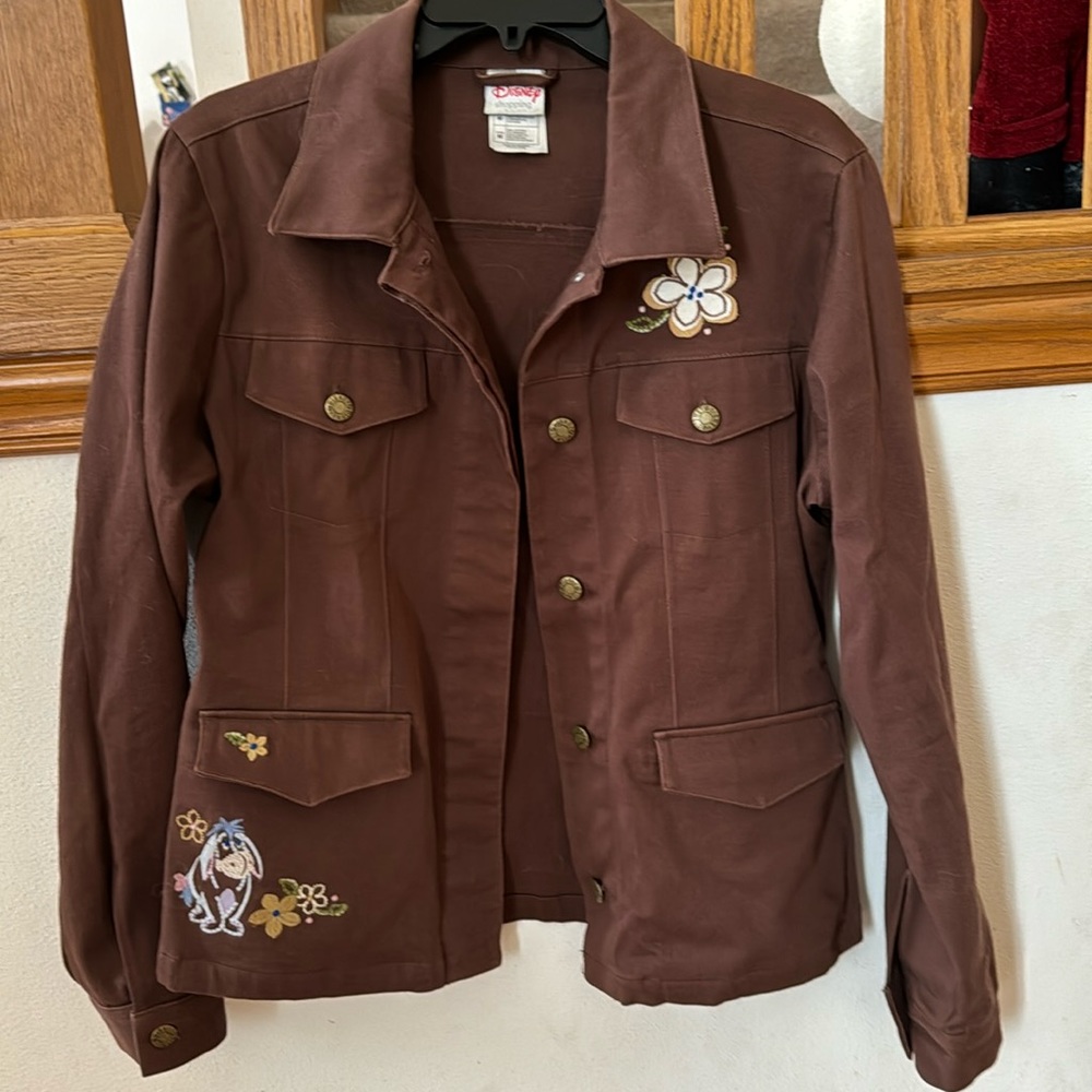 Disney soft denim jacket, size M